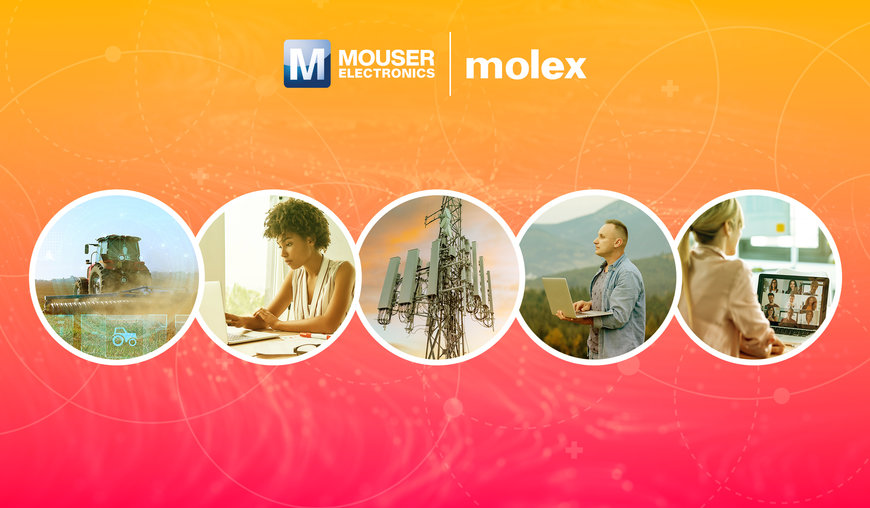 Il nuovo flusso di contenuti di Molex e Mouser mette in evidenza i connettori RF nell’agricoltura intelligente e non solo